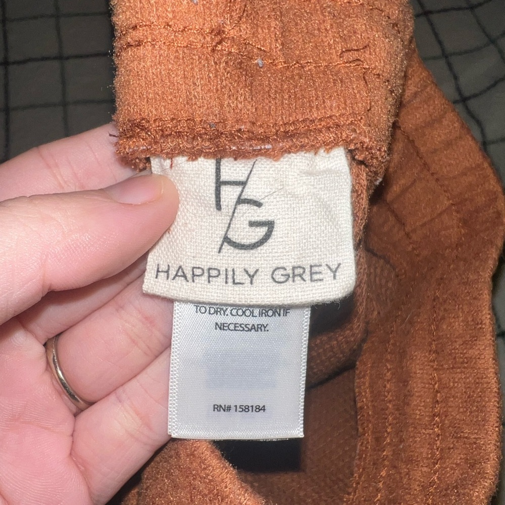 Rust Knit Jogger Set - Picture 5 of 6